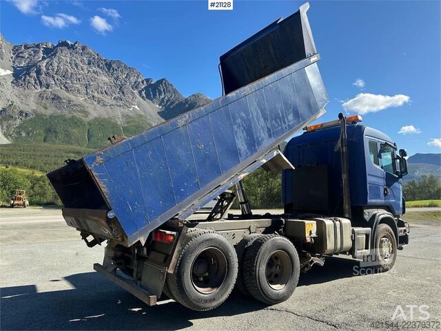 Scania R500 6x2 snow rigged tipper truck w/ plate and und