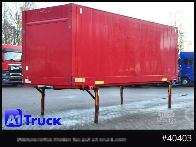 Swap body with box structure KRONE BDF 7,82 Wechselbrücke, 2680mm Innenhöhe.