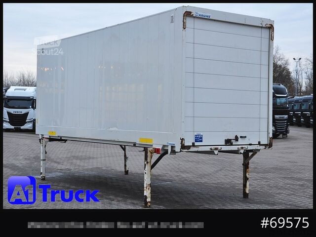 Swap body with box structure KRONE BDF 7,45 Koffer,  Textil 2750mm innen, 20 x vorhanden