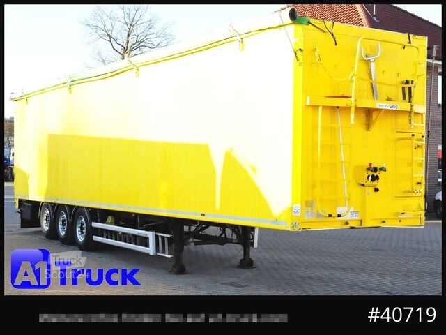 Walking floor semitrailer STAS S300ZX, 91m³, Funk, Lift