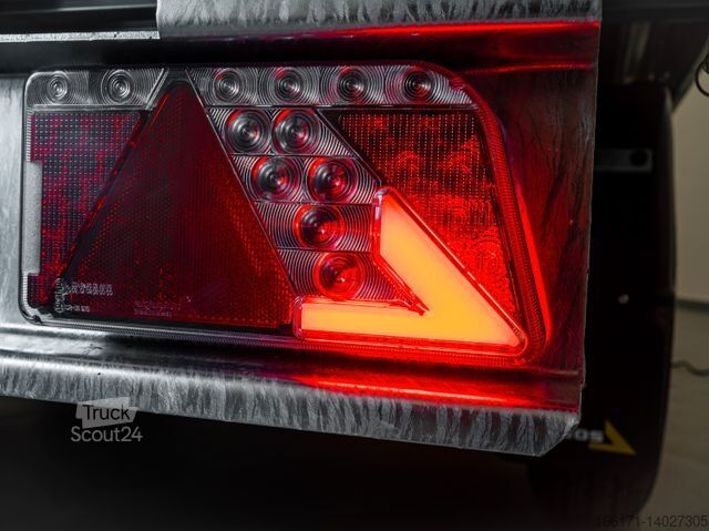 Trīsvienīga pašizgāzēja piekabe AGADOS DELTA Kipper 1500 kg - 257x147x35 cm