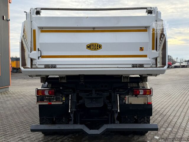 Kiper tovornjak Mercedes-Benz AROCS 3548 8x4 EURO6 WYWROTKA TRÓJSTRONNA Z BOR...