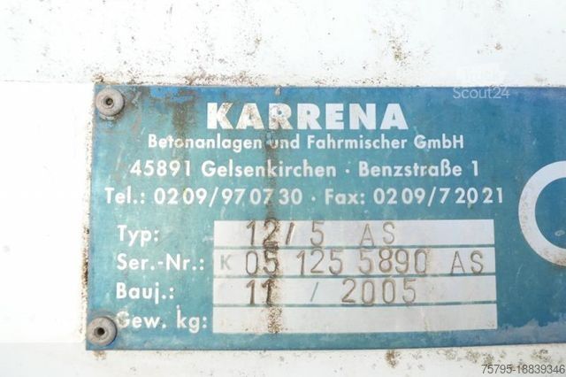 Puspriekabė Betonmischauflieger Auflieger