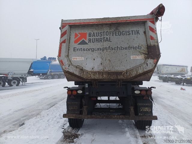 Kippers oplegger Carnehl Kipper Stahlrundmulde 26m³