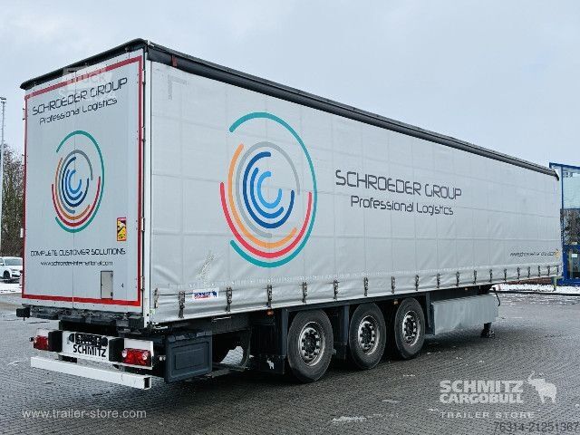 Open semitrailer with tarp Schmitz Cargobull Curtainsider Coil Getränke