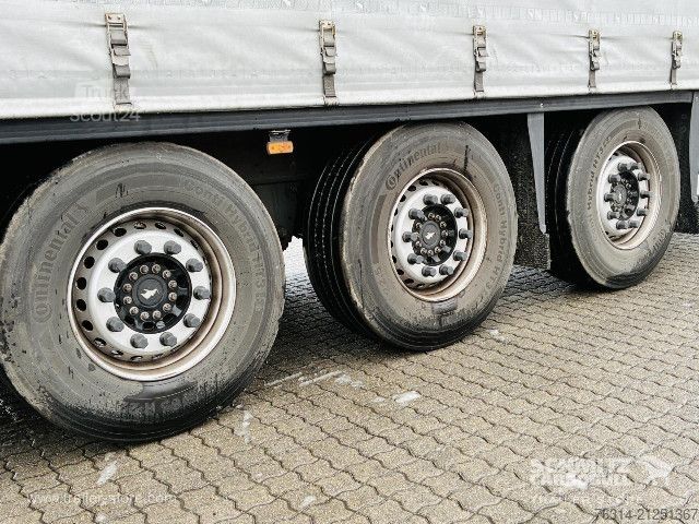 Open semitrailer with tarp Schmitz Cargobull Curtainsider Coil Getränke