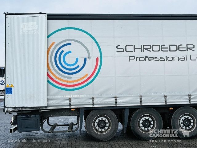 Open semitrailer with tarp Schmitz Cargobull Curtainsider Coil Getränke