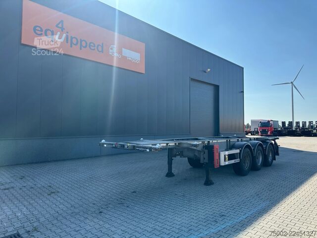 Транспорт на контейнери Van Hool 3-ASSIGE OPLEGGER 20FT/30FT ADR CHASSIS / galva...