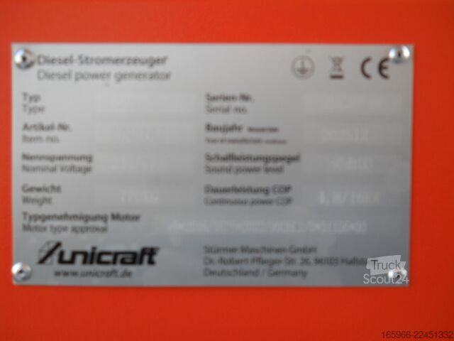 Işıklı mobil jeneratör WEKO 23KVA, ATS, AVR, Iso- Wächter, Lichtmast