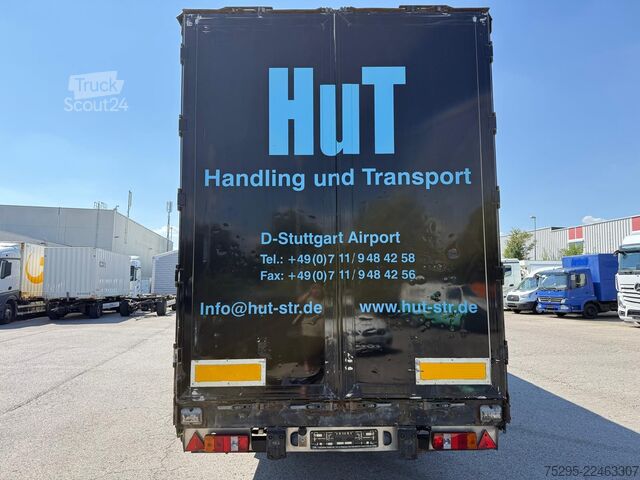 Užitkové vozidlo Van Eck 3Achs MEGA Luftfracht verbreiterbar Hubdach TÜV