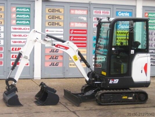 Minipala Bobcat E 19 Minibagger *Zusatzhydraulik * 3xLöf