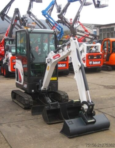 Minipala Bobcat E 19 Minibagger *Zusatzhydraulik * 3xLöf