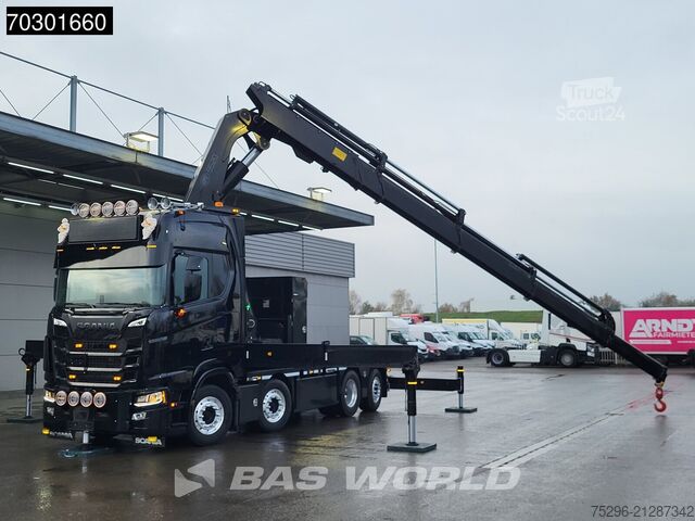 MTS standard Scania S660 8X2 HMF 9520OK-RCS Crane Kran Fifth wheel ...