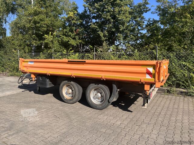 Kiepaanhangwagen Blomenroehr 888/14000  14 t Tandemkipper- Tieflader