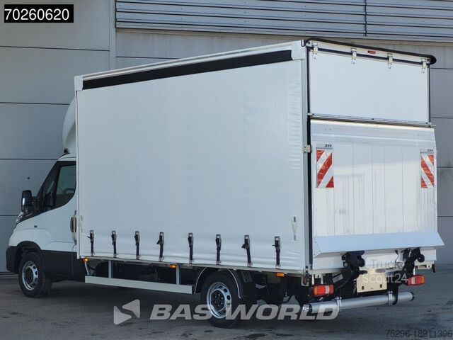 Sistema avanzato di frenata di emergenza. Avviso di velocità. Limitatore di velocità intelligente. C Iveco Daily 35S21 3.0L Automaat Schuifzeilen Laadklep...