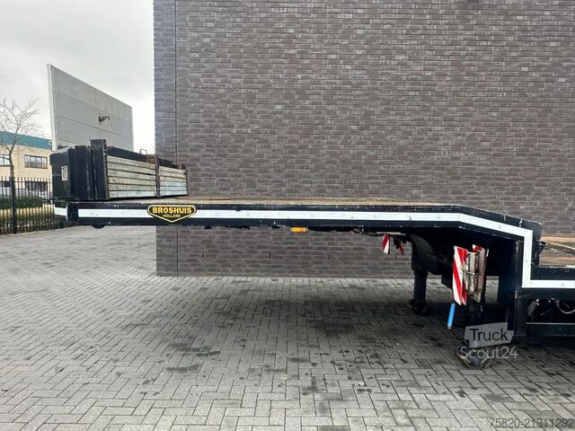 Semi carregador baixo Broshuis 3 ABSD-48/2X TELESCOOP