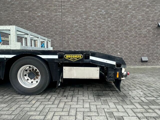 Semi carregador baixo Broshuis 3 ABSD-48/2X TELESCOOP