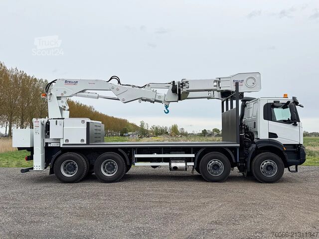 Remolque de cinta transportadora Iveco T-Way AD410T43H AT Tire Handler Crane Truck