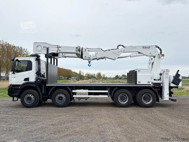 Remolque de cinta transportadora Iveco T-Way AD410T43H AT Tire Handler Crane Truck