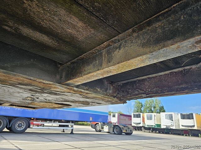 Open laadbak VARMO 1 AXLE PLATFORM FORKLIFT CONNECTION