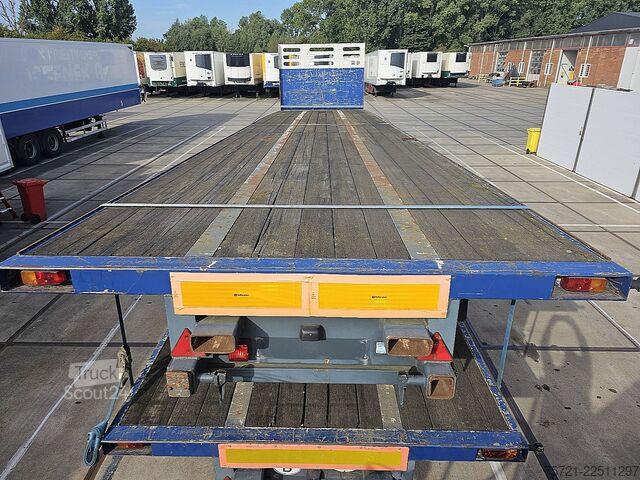 Open laadbak VARMO 1 AXLE PLATFORM FORKLIFT CONNECTION