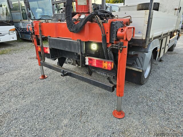Platform vrachtwagen Mercedes-Benz 817/42AT7 Palfinger PK 5000 B Werkstatt
