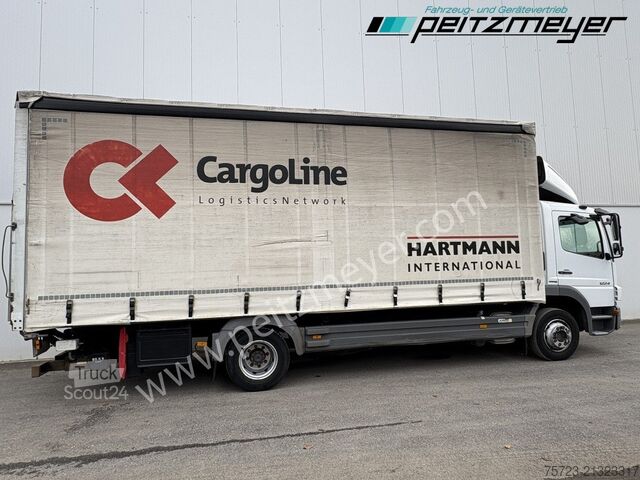 Camión plataforma con toldo Mercedes-Benz Atego 1224 L