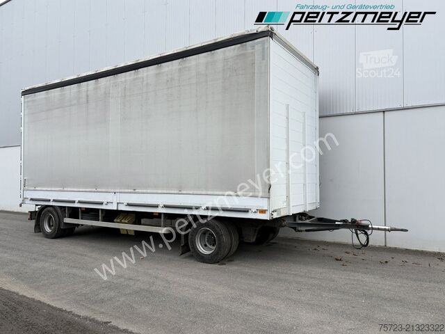 Open trailer with tarp  18 t. Drehschemel DSA 7525 - Jumbo