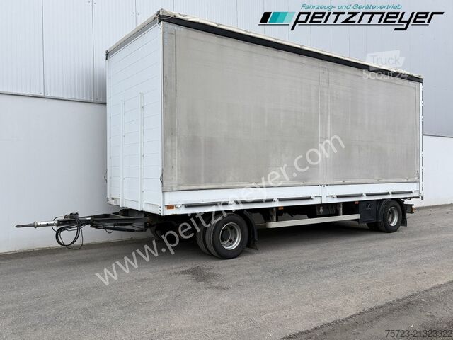 Open trailer with tarp  18 t. Drehschemel DSA 7525 - Jumbo
