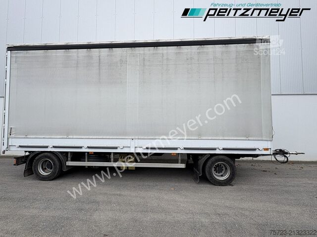 Open trailer with tarp  18 t. Drehschemel DSA 7525 - Jumbo