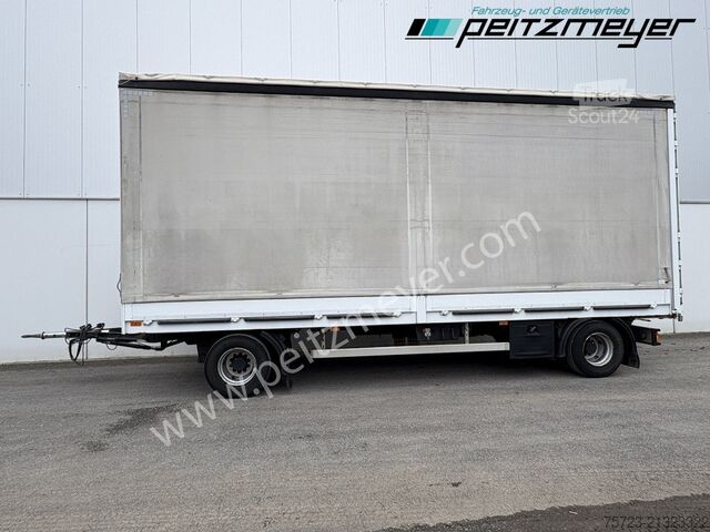 Open trailer with tarp  18 t. Drehschemel DSA 7525 - Jumbo