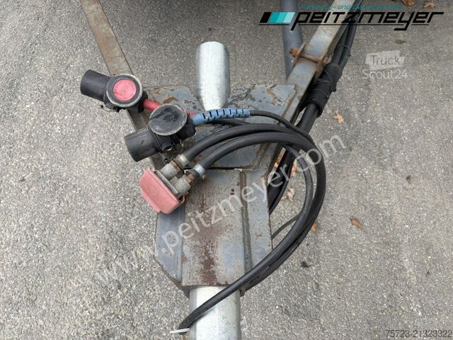 Open trailer with tarp  18 t. Drehschemel DSA 7525 - Jumbo