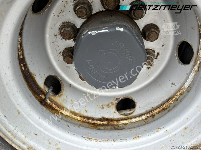 Open trailer with tarp  18 t. Drehschemel DSA 7525 - Jumbo