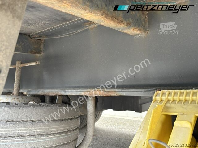 Open trailer with tarp  18 t. Drehschemel DSA 7525 - Jumbo