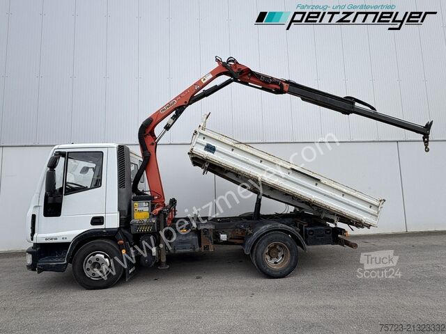 Dreiseitenkipper Iveco Eurocargo ML 80E18 Kipper/Kran
