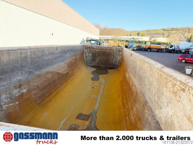 Semi-remorque benne Meiller MHPS 44/3, Liftachse, Stahlmulde ca. 25m³