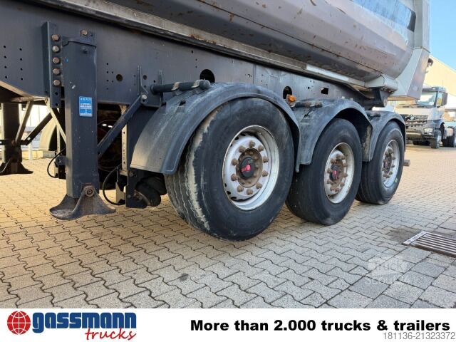 Semi-remorque benne Meiller MHPS 44/3, Liftachse, Stahlmulde ca. 25m³