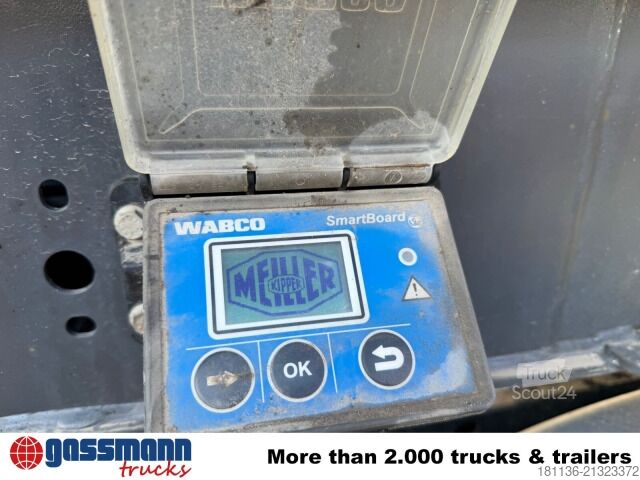 Semi-remorque benne Meiller MHPS 44/3, Liftachse, Stahlmulde ca. 25m³