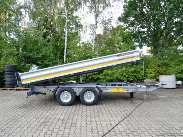 Причіп-самоскид Möslein TTG 11 Verzinkt  neuer Tandem 3- Seitenkipper Tieflader-- Neufahrzeug --