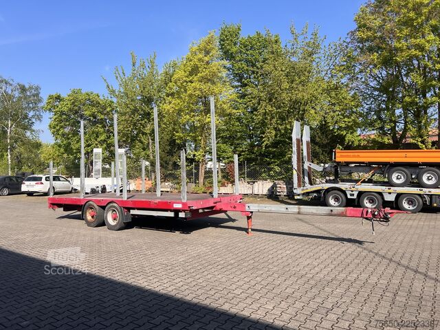 Rimorchio aperto Auwärter X-LTL110  Tandempritsche, ausziehbar