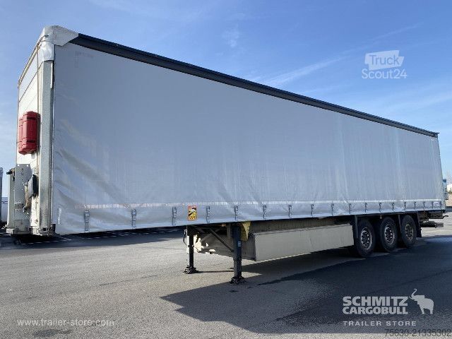 Semi-remorque bâchée Schmitz Cargobull Semitrailer Curtainsider Standard Hayon