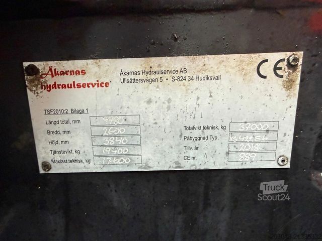 Autokran SCANIA R580 LB 8x2*6 HNB SZM mit Kran HIAB XS 422