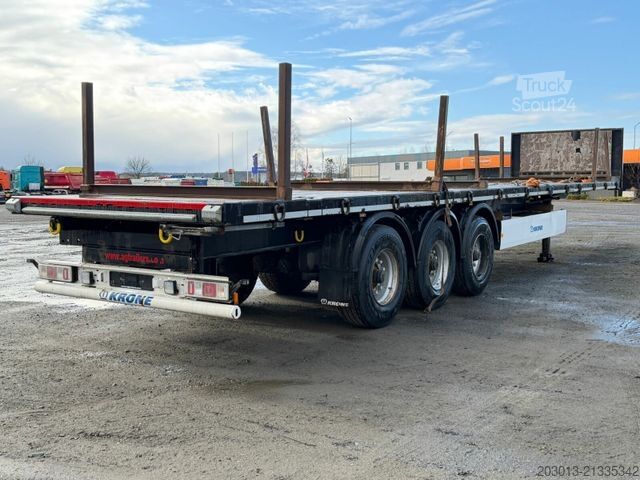 Auflieger-Wechselfahrgestell KRONE SD 3 Achse Pritsche