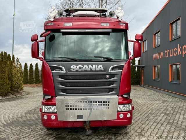 Standard SZM SCANIA R580 LB 8x2*6 HNB SZM mit Kran HIAB XS 422