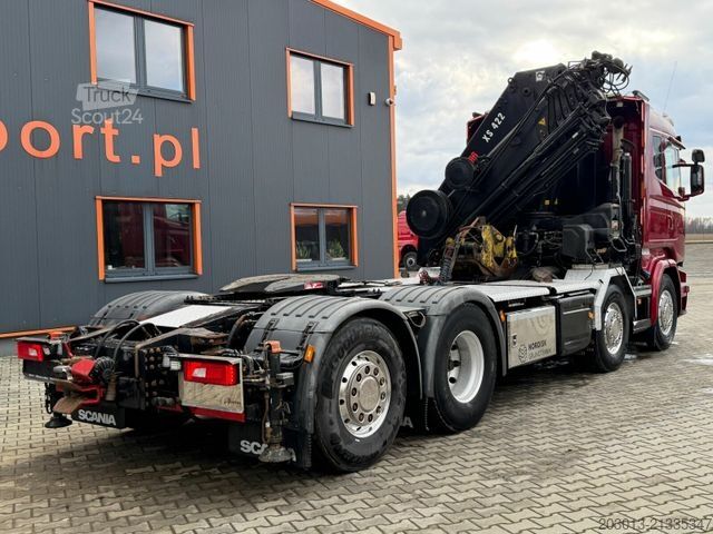 Standard SZM SCANIA R580 LB 8x2*6 HNB SZM mit Kran HIAB XS 422