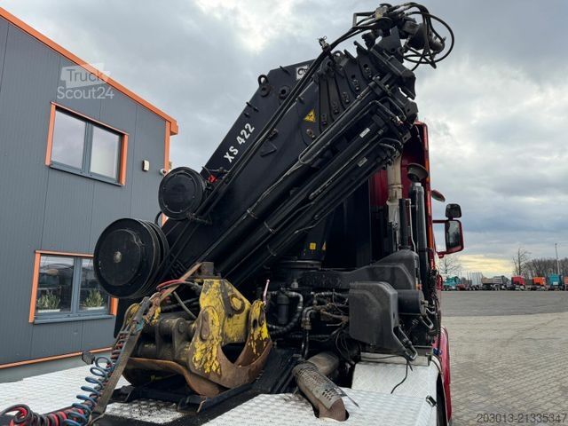 Standard SZM SCANIA R580 LB 8x2*6 HNB SZM mit Kran HIAB XS 422