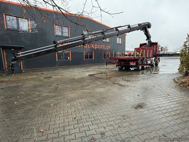 Standard SZM SCANIA R580 LB 8x2*6 HNB SZM mit Kran HIAB XS 422
