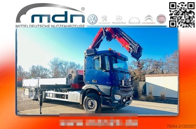 Autokran MERCEDES-BENZ Arocs 2548 6x4 ALLRAD KRAN 21m SEILWINDE