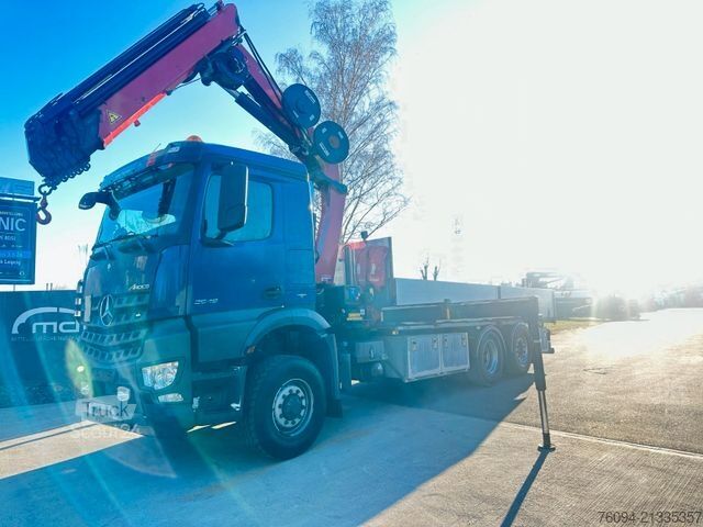 Autokran MERCEDES-BENZ Arocs 2548 6x4 ALLRAD KRAN 21m SEILWINDE