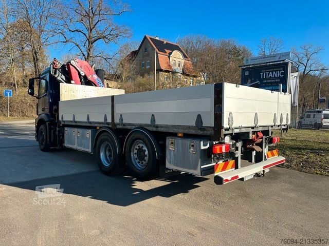 Autokran MERCEDES-BENZ Arocs 2548 6x4 ALLRAD KRAN 21m SEILWINDE